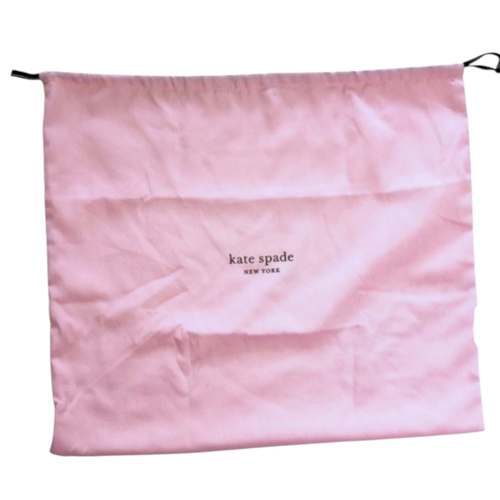 Kate Spade Pink Medium Cotton Dust Bag 13.5in L x 11.5in H